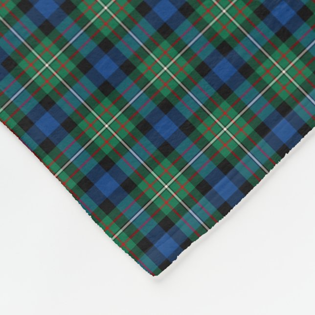 Cobertor De Velo Ferguson Clan Blue, Green e Red Tartan (Quina)