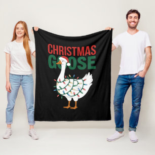 Cobertor De Velo Feriado das Luzes de Ganso de Natal