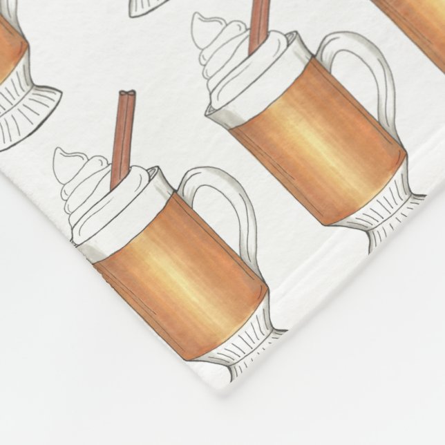 Cobertor De Velo Feriado de Rum com Manteiga Quente Bebida de Natal (Quina)