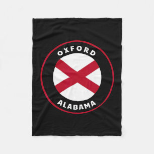 Cobertor De Velo Férias da Bandeira do Estado de Oxford Alama Al Dg