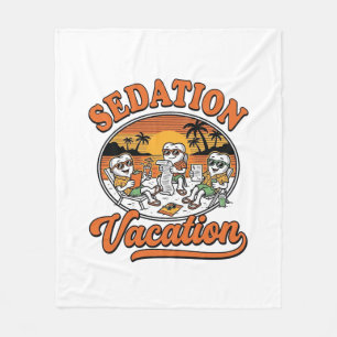 Cobertor De Velo Férias de Sedação Camisa de Humor Odontológico Ret
