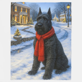Cobertor De Velo Férias do Giant Schnauzer 