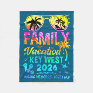 Cobertor De Velo Férias em Família Key West Combinando