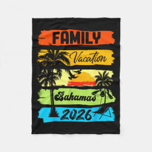 Cobertor De Velo Férias em Família nas Bahamas Férias de Verão