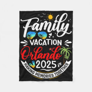 Cobertor De Velo Férias Familiares Orlando 2025 Férias de Verão de