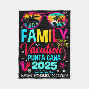 Cobertor De Velo Férias Familiares Punta Cana 2025 Memórias Do Faze