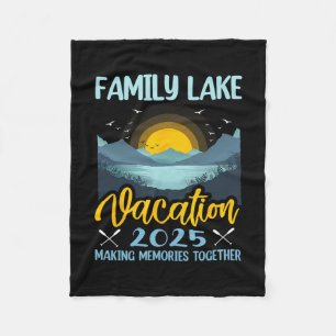 Cobertor De Velo Férias no Lago em Família 2025 Camping Trilha Caba