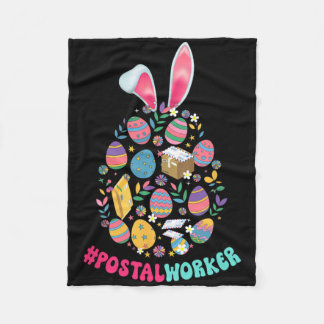 Cobertor De Velo Ferramentas de Trabalhador Postal Bunny Ovos Forma
