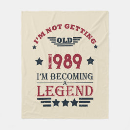 Cobertor De Velo Festa de aniversário de 35ª safra personalizada