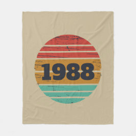 Cobertor De Velo Festa de aniversário de 35ª safra personalizada