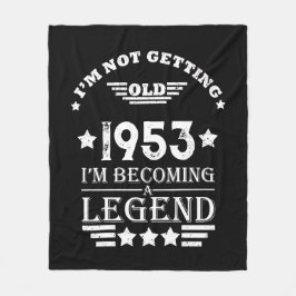 Cobertor De Velo Festa de aniversário de 70 de setenta dias persona