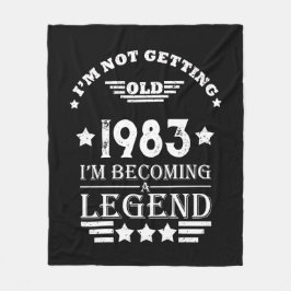 Cobertor De Velo Festa personalizada de aniversário de 40 anos de q