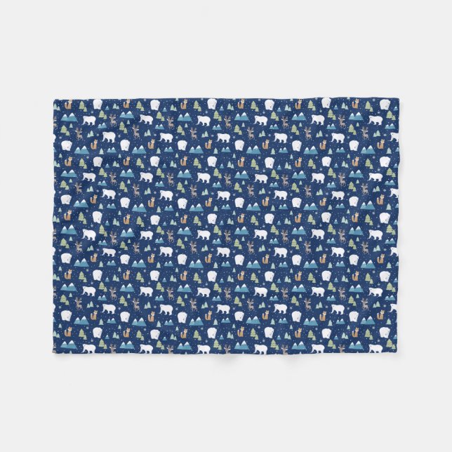 Cobertor De Velo Festa Polar de inverno (Frente (Horizontal))