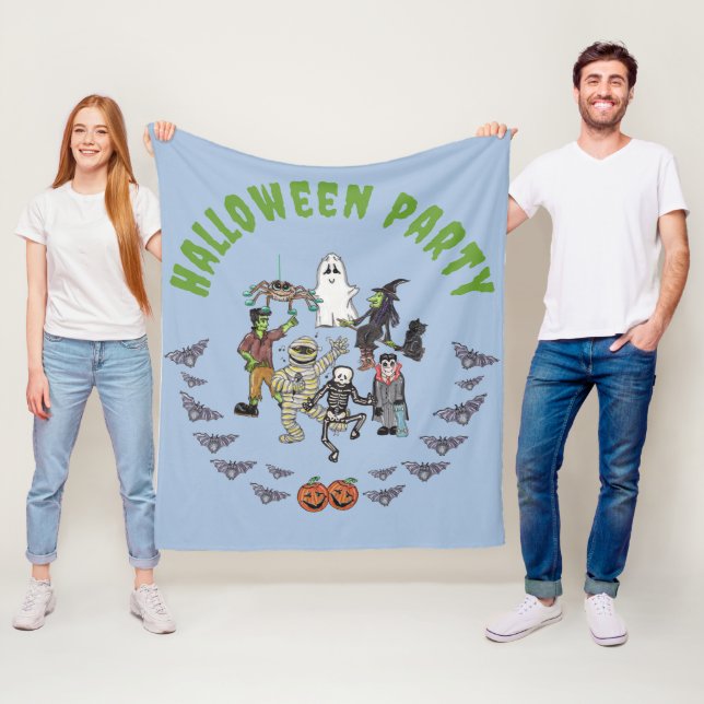 Cobertor De Velo Festa Spooky Halloween (In Situ)