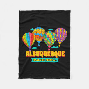 Cobertor De Velo Festival de Balão de Albuquerque Novo México Fiest