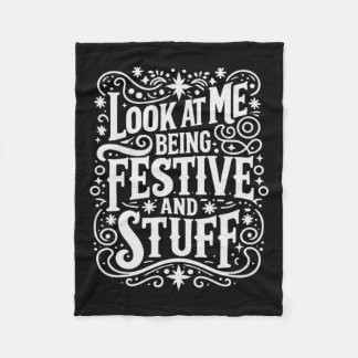 Cobertor De Velo Festivity Olhe Para Mim Festivo E Coisas Celeb