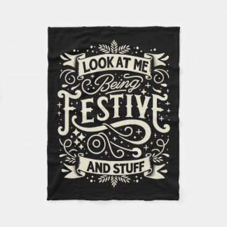Cobertor De Velo Festivity Olhe Para Mim Festivo E Coisas Celeb