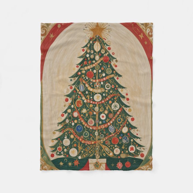 Cobertor De Velo Festivo Caleidoscópio (Frente)