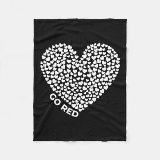 Cobertor De Velo Fevereiro da Heart Health Month American Heart Hea