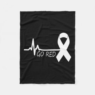 Cobertor De Velo Fevereiro da Heart Health Month American Heart Hea