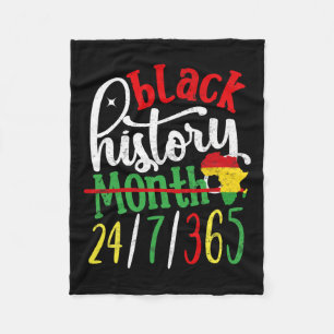 Cobertor De Velo Fevereiro É Nossa Força Mês da História Negra Afro