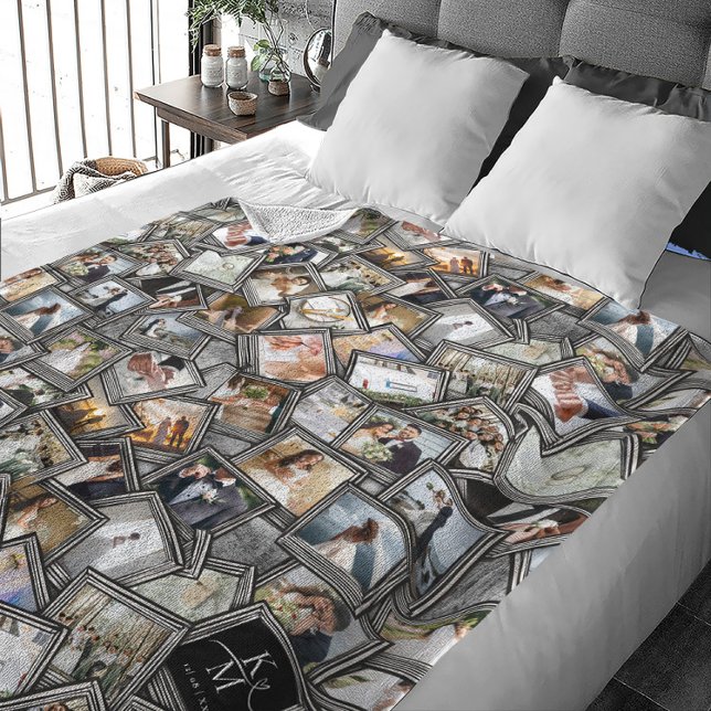 Cobertor De Velo Ficheiro de Colagem de Fotos do Casamento Keepsasa (Criador carregado)