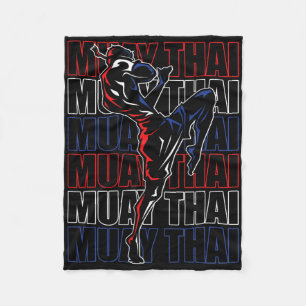 Cobertor De Velo Fighter Muay Thai Sports Martial Arts Mma Thailand