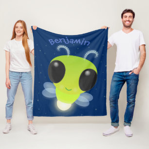 Cobertor De Velo Figura de desenho animado com inseto brilhante ver