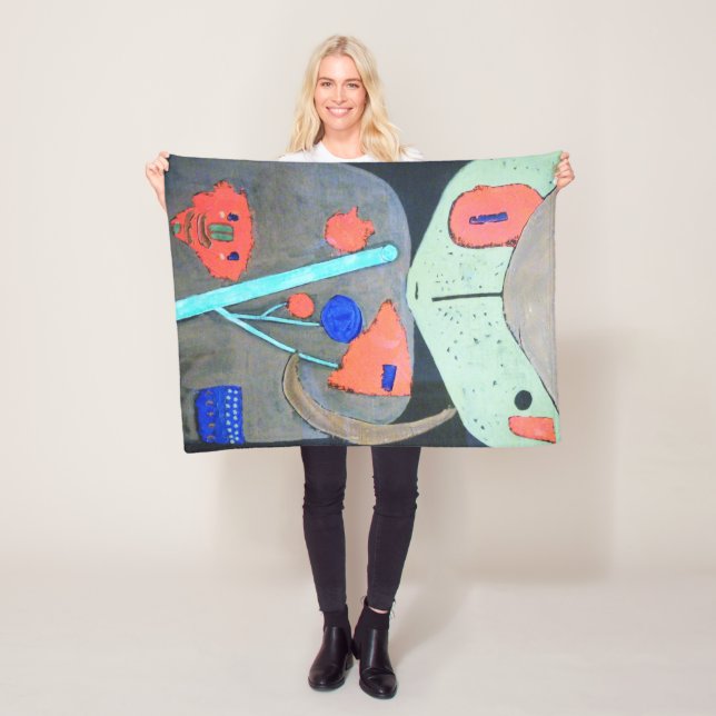 Cobertor De Velo Figura do Teatro Oriental, Paul Klee (In Situ)