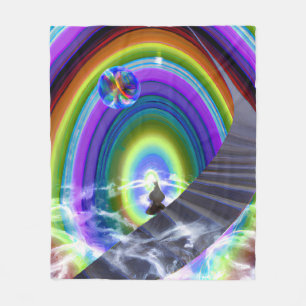 Cobertor De Velo Figura Misteriosa no Stargate Inter-Dimensional