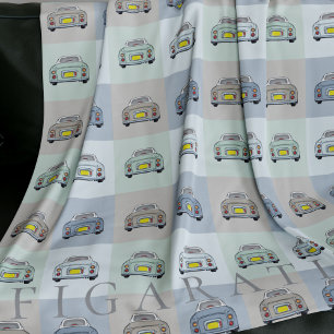 Cobertor De Velo Figuras - Padrão Personalizado do Carro de Fígar