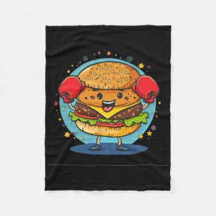 Cobertor De Velo Figurino De Burger Smash Com Luvas Engraçadas