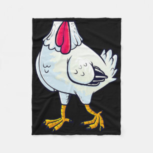 Cobertor De Velo Figurino de frango Corpo Engraçado Fazenda Engraça