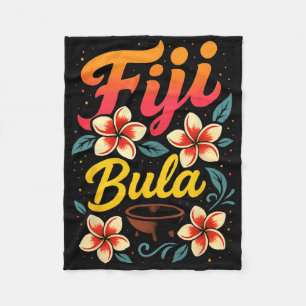 Cobertor De Velo Fiji Bula Lembrança de Férias na Ilha Tropical