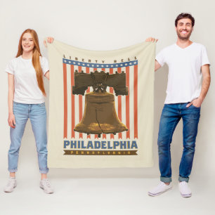 Cobertor De Velo Filadélfia Liberty Bell