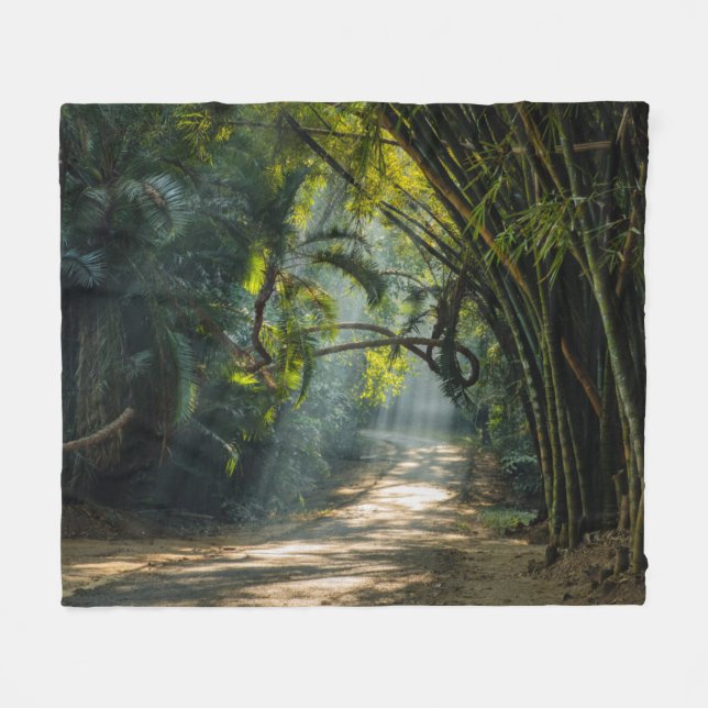 Cobertor De Velo Fileiras do bambu (Frente (Horizontal))