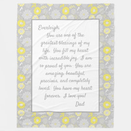 Cobertor De Velo Filha Orgulhosa de Você