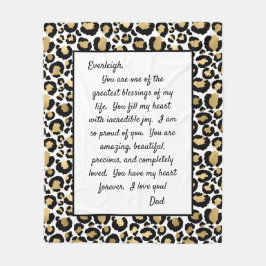 Cobertor De Velo Filha Orgulhosa de Você