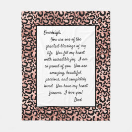 Cobertor De Velo Filha Orgulhosa de Você