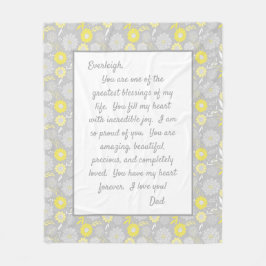 Cobertor De Velo Filha Orgulhosa de Você