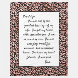 Cobertor De Velo Filha Orgulhosa de Você