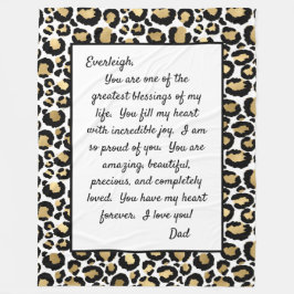 Cobertor De Velo Filha Orgulhosa de Você