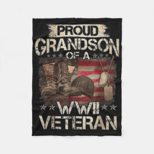 Cobertor De Velo Filho Orgulhoso De Uma Família Militar Veterana Ww