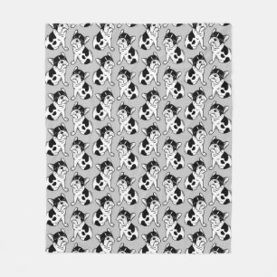 Cobertor De Velo Filhote de cachorro Pied rajado de Frenchie