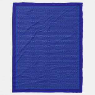 Cobertor De Velo Filigrana escura sobre Cobalt Blue Fleece Blanket