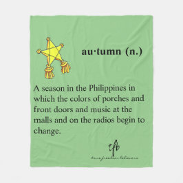 Cobertor De Velo Filipino Autumn