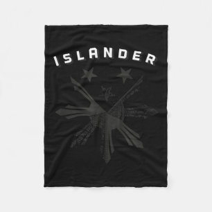 Cobertor De Velo Filipino Guerreiro Havaiano - Tatuagem Tribal Poli