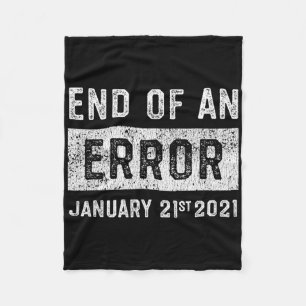 Cobertor De Velo Fim de um Erro 21 de Janeiro de 2021 8645 Impeach 
