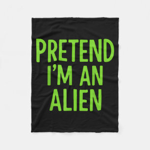 Cobertor De Velo Fingir Que Sou Um Alien Traje Preguiçoso Divertido