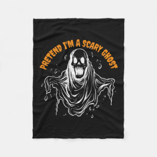 Cobertor De Velo Fingir que sou um fantasma assustador de Halloween